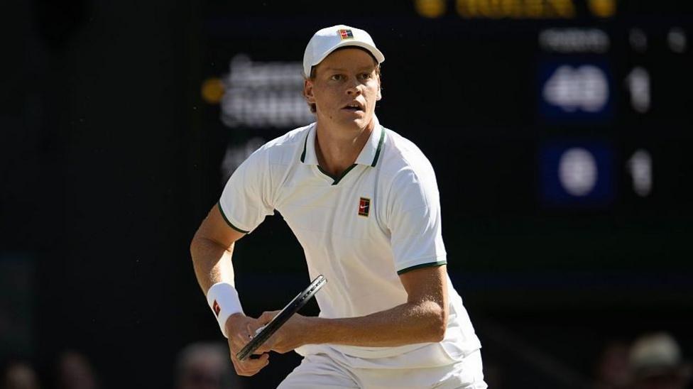 Jannik Sinner at Wimbledon