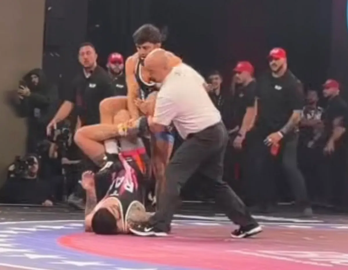 Arman Tsarukyan steps on Dillon Danis after shutout victory in RAF 14 main event